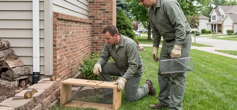Remove Chipmunks From Yard in Union